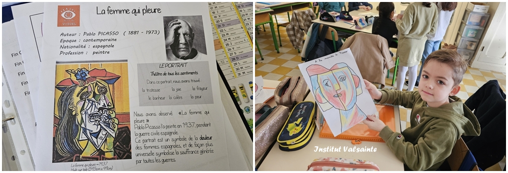 Lire la suite à propos de l’article CE arts plastiques Pablo Picasso