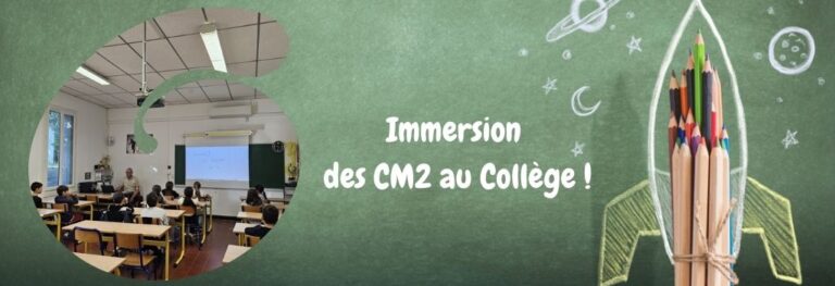 Lire la suite à propos de l’article 2025 Immersion des CM2 au collège